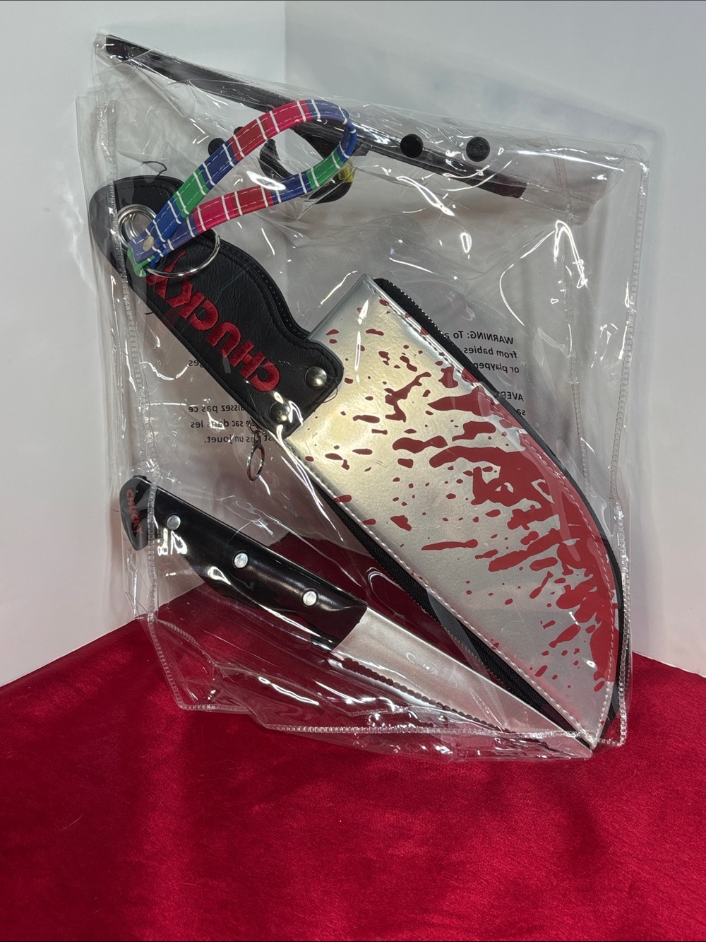 Chucky Child's Play Bloody Knife Wristlet Bag Purse - Halloween